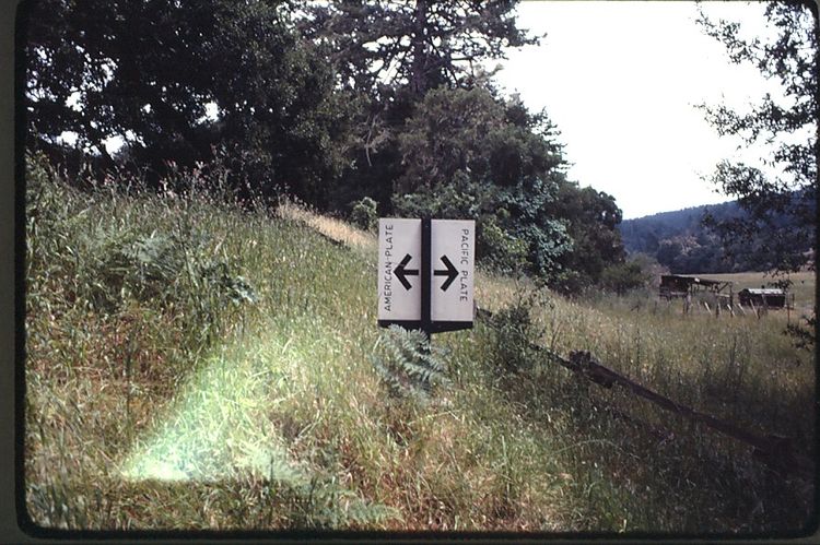 This sign marks the boundary