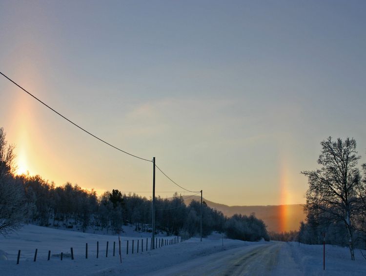 20090915 - Sun Pillar and Sundog